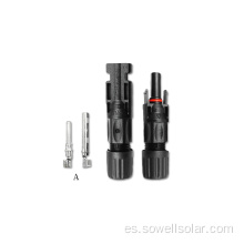 Conector MC4 aprobado por TUV 1500V 30A para 4/6 mm2